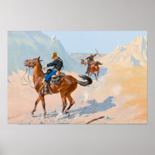 Poster Frederic Remington - The Advance-Guard ou The Mil