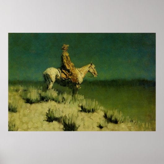 Poster Frederic Remington's The Night Herder (vers 1908) (Devant)
