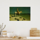Poster Frederic Remington's The Night Herder (vers 1908) (Cuisine)