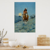 Poster Frederic Remington's The Outlier 1909 (Cuisine)