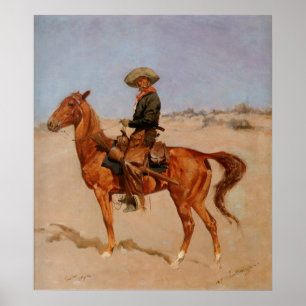Poster Frederic Remington's The Puncher (1895)