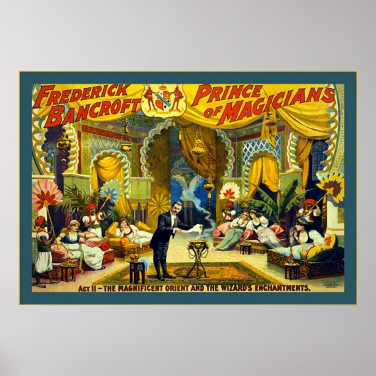 Poster Frederick Bancroft, Prince des Magiciens (Devant)