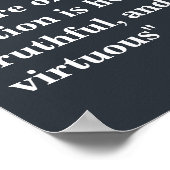 Poster Frederick Douglass Citation sur la vie de la natio (Coin)