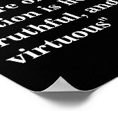 Poster Frederick Douglass Citation sur la vie de la natio (Coin)