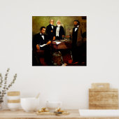 Poster Frederick Douglass en appelle au président Lincoln (Cuisine)