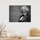 Poster Frederick Douglass Liberté d'expression (Cuisine)