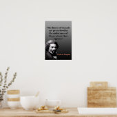 Poster Frederick Douglass Quote On The Limits Of Tyrants (Cuisine)