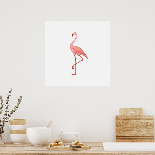 Poster Frederick Flamant rose (Cuisine)