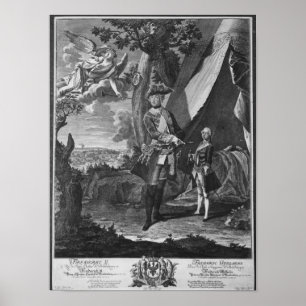 Poster Frederick II et Son neveu Frederick William