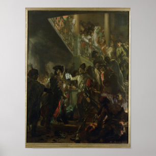 Poster Frederick II le grand, en Lissa, Bonsoir