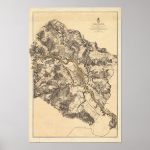 Poster Fredericksburg, la Virginie