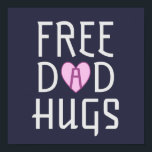 Poster Free Dad hugs<br><div class="desc">Free Dad Hugs
Perfect for the amazing father in your life who is always willing to give a hug</div>