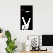 Poster Free Palestine (Bureau à domicile)