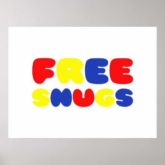 POSTER FREE SNUGS (Devant)