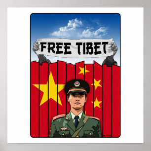 Poster free tibet