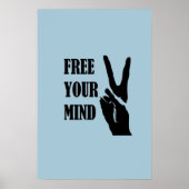 Poster Free your mind ! (Devant)