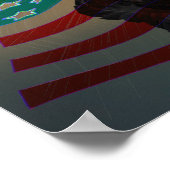 Poster Freedom-Eagle-W-Flag-W-Star-burst-2010 (Coin)