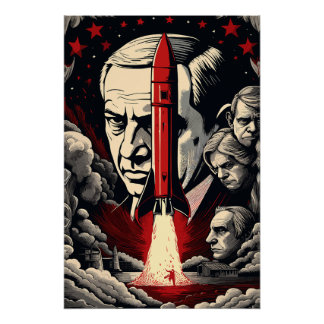 Poster Freedom War (benjamin netanyahu)