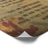 Poster Freelance Zombie Hunter (Coin)