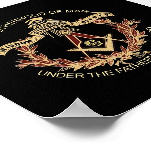 Poster Freemason (Coin)