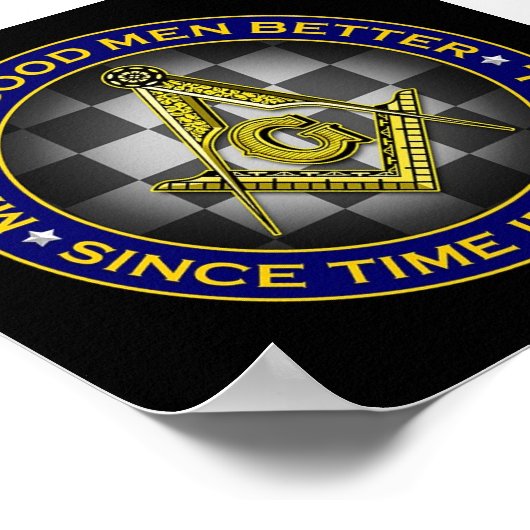 Poster Freemason (Coin)