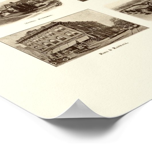 Poster Freeport, NY Panoramic Map - 1909 (Coin)