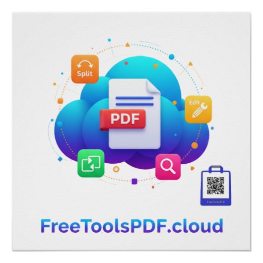 Poster FreeToolsPDF – Fun Digital Power on Your Shirt! (Devant)