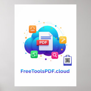 Poster FreeToolsPDF – Un pouvoir numérique amusant sur vo