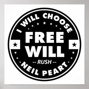 Poster Freewill, citation motivante