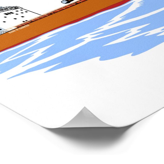 Poster Freighter Mark W. Barker (Coin)