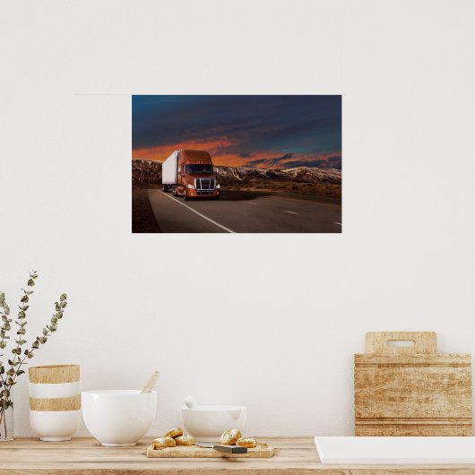 Poster Freightliner Cascadia #20 (Cuisine)