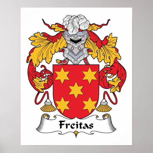 Poster Freitas Family Crest (Devant)