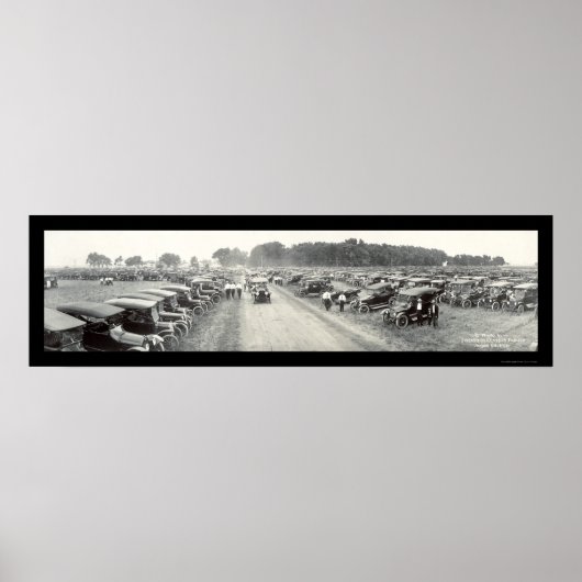 Poster Fremont, NE Auto Show Photo 1916 (Devant)