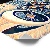 POSTER FRENCH BOARD TRACK MOTO (Coin)