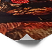 Poster French Bulldog comme Frida Kahlo (Coin)