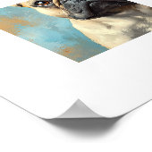 Poster French Bulldog Personalized Print (Coin)