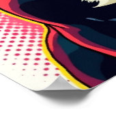 Poster French Bulldog Pop Art- Bold Retro Comic Style (Coin)