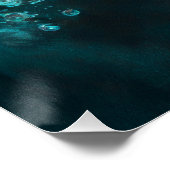 Poster French Bulldog swimming in water 011 (Coin)