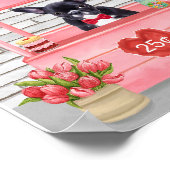 Poster French Bulldog Valentine's Day Kissing Booth (Coin)