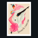 Poster French Cancan (publicité Vintage en français)<br><div class="desc">Magnifique publicité vintage tirée d'une vieille affiche française. Photo vectorisée. La qualité.</div>