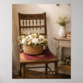 Poster French Country Cottage Still Life Botanical (Devant)