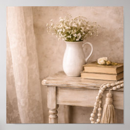 Poster French Country Farmhouse Table