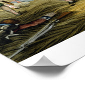 Poster French Cuirassiers at the Battle of Waterloo, Char (Coin)