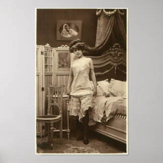 Poster French Flirt - Vintage Pinup Girl