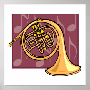 Poster French Horn