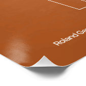 Poster French Open Clay Tennis Court (Coin)