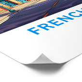 Poster French Quarter louisiana Travel Imprimer (Coin)