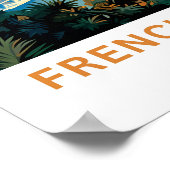 Poster French Riviera France Imprimer (Coin)