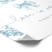 Poster French Toile Love est doux prendre un plaisir (Coin)