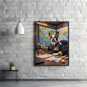 Poster Frenchie de haut commandement : Snacks en vue